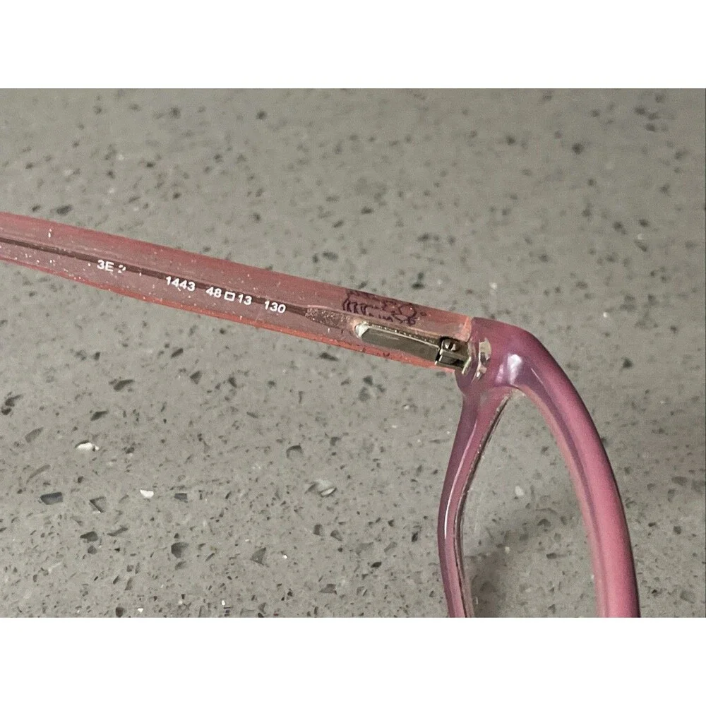 Disney Kids Eyeglasses Frames ONLY 3E 1443 Purple Pink Glitter Sparkle 48-13-130